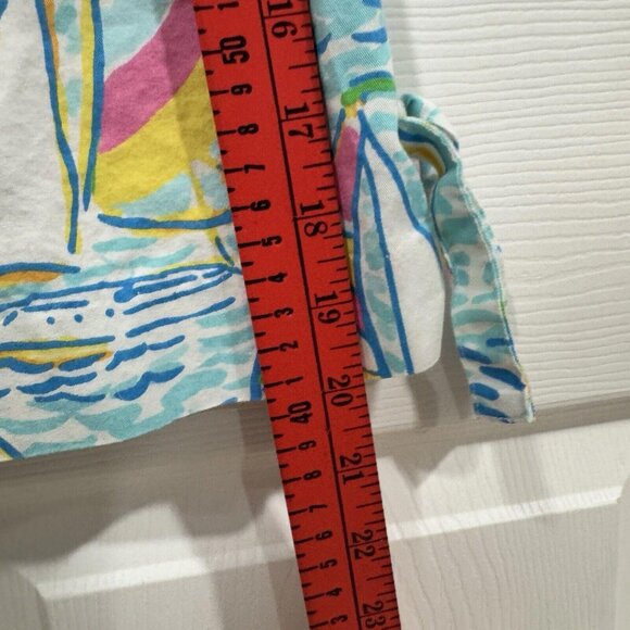 Lilly Pulitzer U Gotta Regetta Minnie Shift Dress Children Size 10 Poppy - Picture 4 of 8